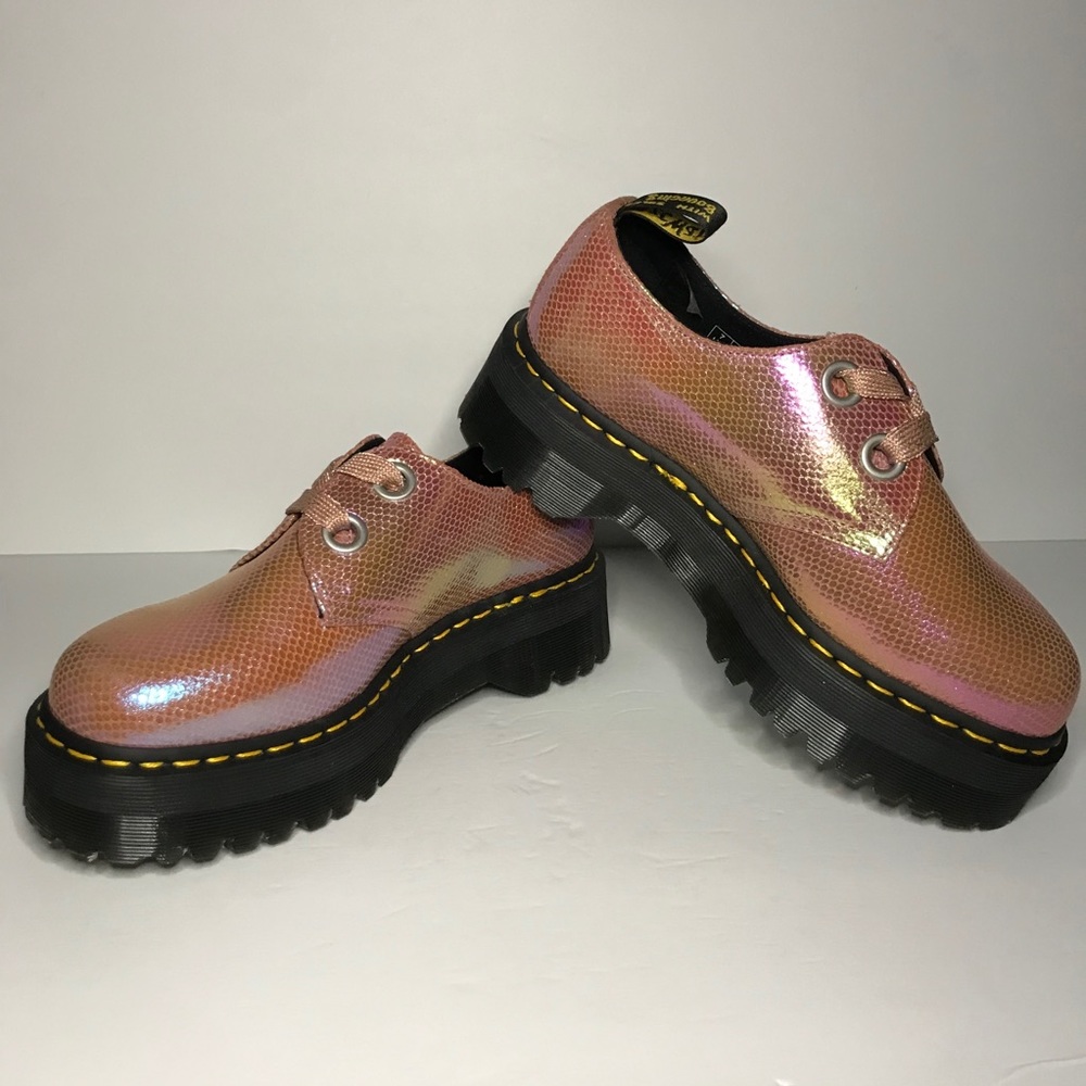 *SOLD*NEW Dr. Martens Holly Iridescent Platform - Picture 2 of 8